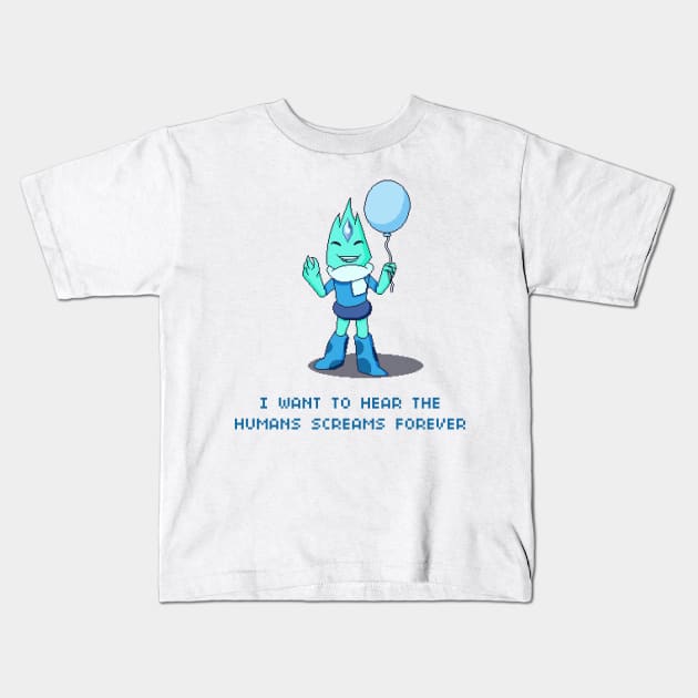 Larimar collector of the human screams Kids T-Shirt by balmut